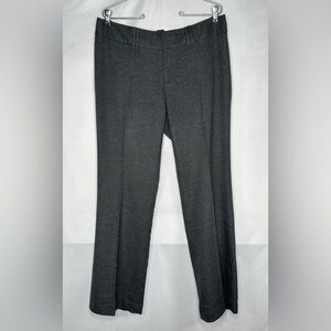 Banana Republic Trousers Black Gray Wide Leg Dress Pants Career Wear‎ Sz 12